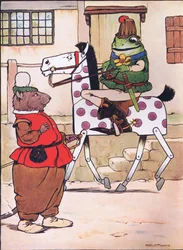 So off he set with his opera hat, illustration from 